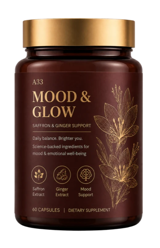 A33 Mood & Glow bottle